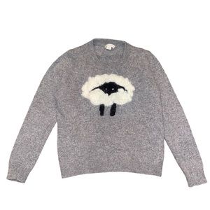 Crewcuts sweater with embroidered lamb, size 8